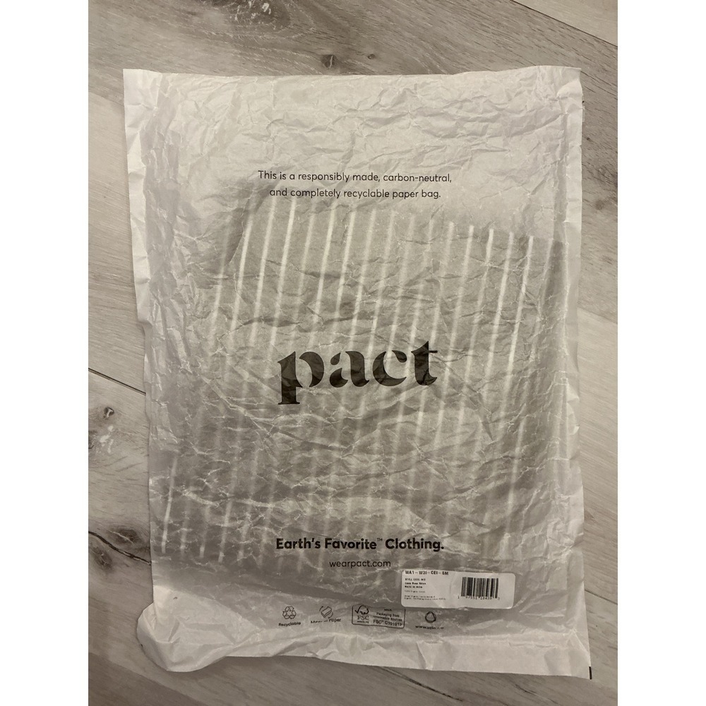 Pact‎ Women's Softspun Tank Midi Dress Coast Mesa Stripe Medium New With Tags - Picture 5 of 5